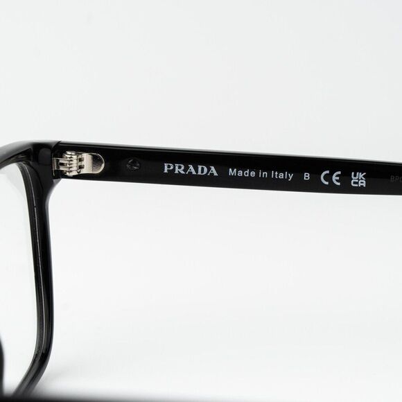 Prada Women Eyeglasses Black Square PR14WV 1AB1O1 BRAND NEW main image 6